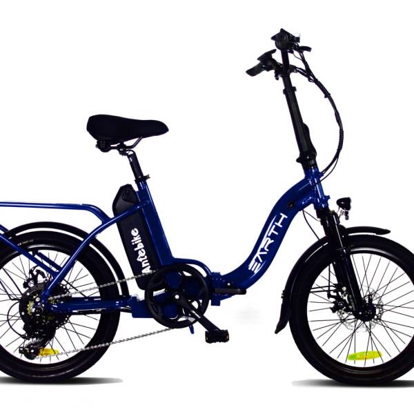 Earth Ant TX-24 folding eBike Blue