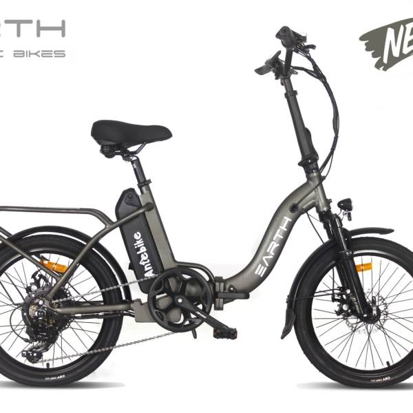 Earth Ant TX-24 folding eBike Charcoal