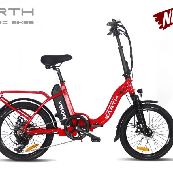 Earth Ant TX-24 folding eBike Vivid Red